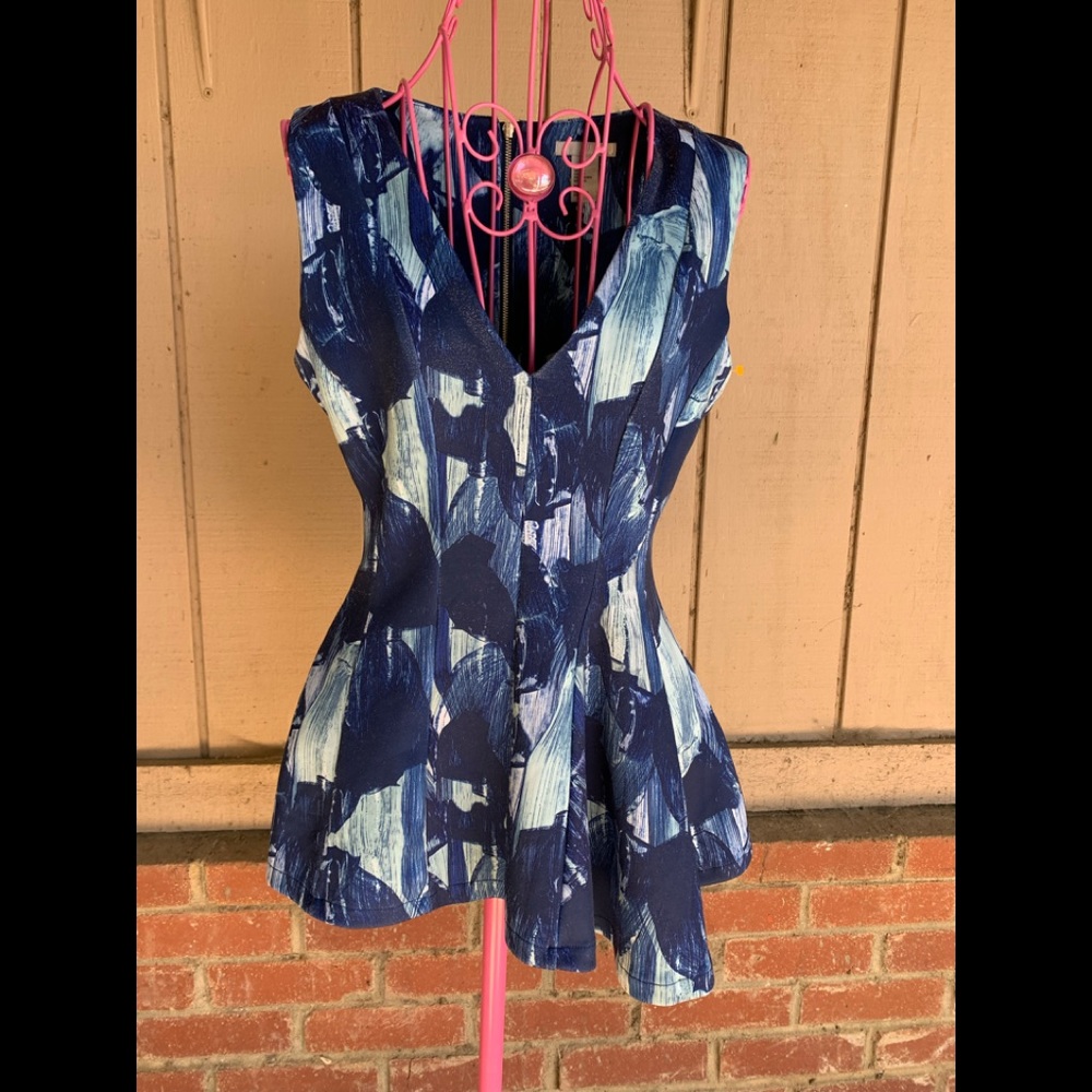 H & M asymmetrical blouse